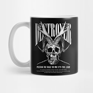 METAL DESTROYER SKULL HEAD Mug